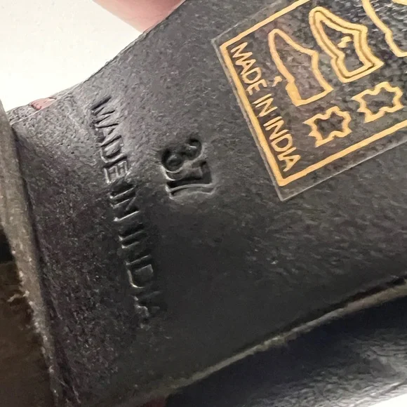 NEW Free People Borderline Black Heeled Boots with Classic Western Style - Picture 6 of 7